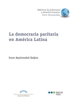 cover image of La democracia paritaria en América Latina